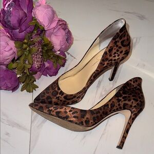 Jessica Simpson Leopard Print Heels